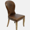 Victoria Leather Side Chair