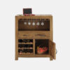 Solid Wooden Bar Cabinet