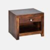 Solid Wooden Bed Side 3