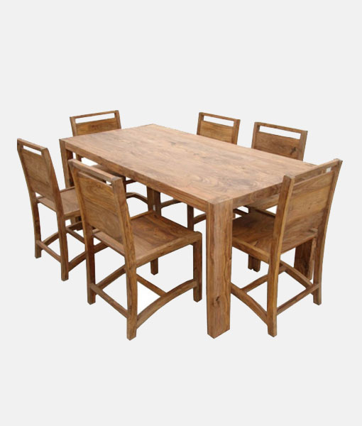 Solid Wooden Dining Set 5