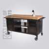 Industrial Style Bar Cabinet