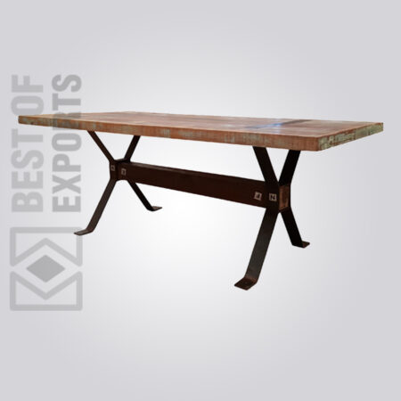Cross Leg Dining Table