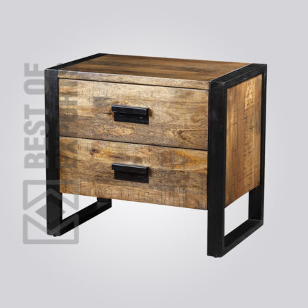 Metal/Wood Sidetable