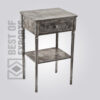 Metal Sidetable With Drawer