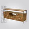 Metal/Wood Media Cabinet