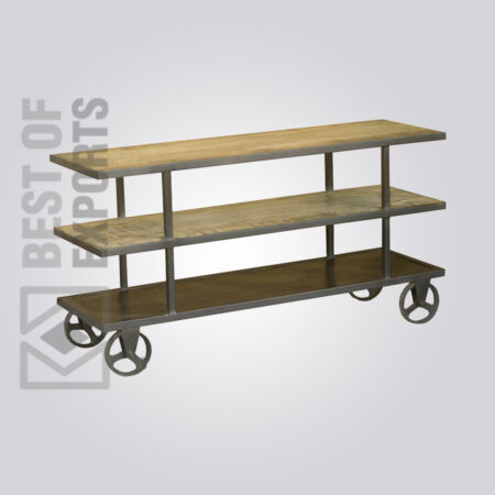 Media Cabinet With Wheel