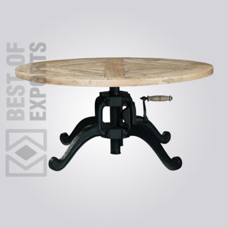 Industrial Adjustable Coffee Table