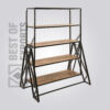 Wood/Metal Bookcase