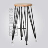 Elegant Metal Bar Stool