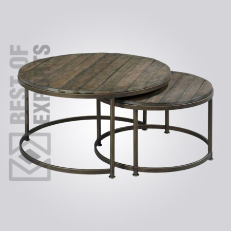 Industrial Round Coffee Table
