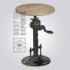 Industrial Adjustable Round Stool