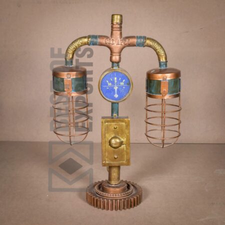 Industrial Pipe Lamp with dual light