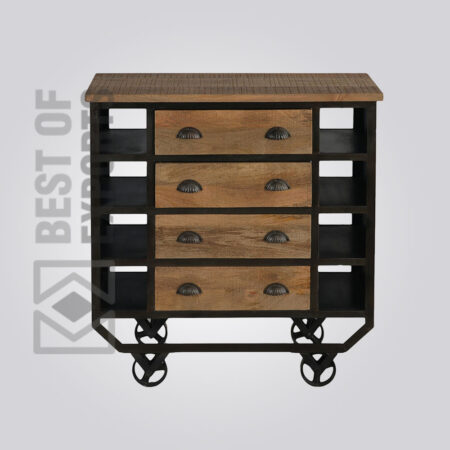 Drawer Cabinet With Wheel