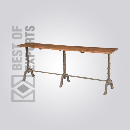 Wood/Metal Console Table