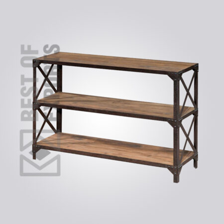 Console Table With 3 Shelf
