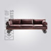 Chesterfield Sofa With Wheel