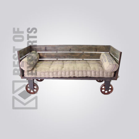 Industrial Sofa With Wheel