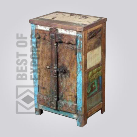 Reclaimed Wood Small Height Wardrobe