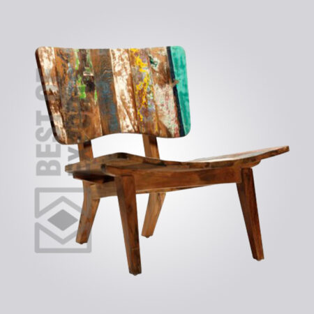 Modern Style Reclaimed Wood Chair
