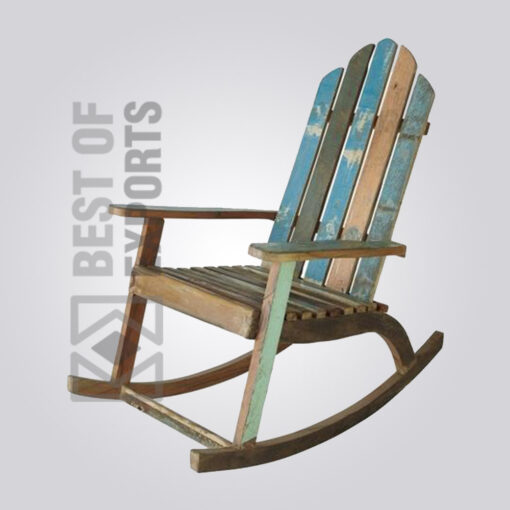 Modern Style Reclaimed Wood Rest Chair