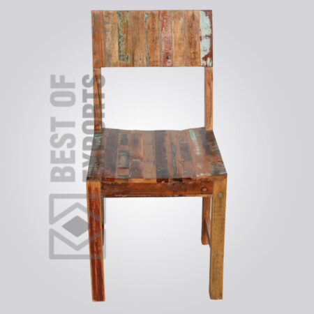 Reclaimed Wood Dining Chair - 6