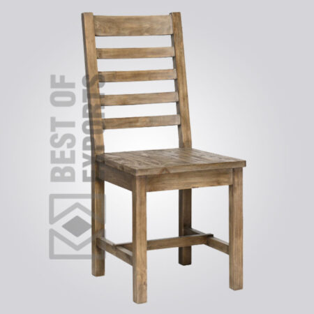 Reclaimed Wood Dining Chair - 7