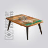 Elegant Reclaimed Wood Coffee Table