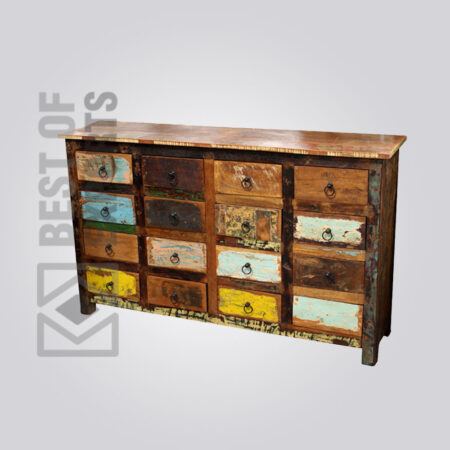 Reclaimed Wood Multi Drawer Cabinet