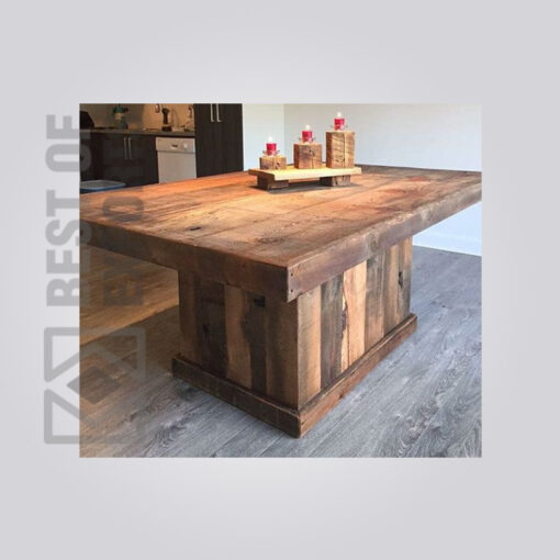 Modern Style Reclaimed Wood Dining Table