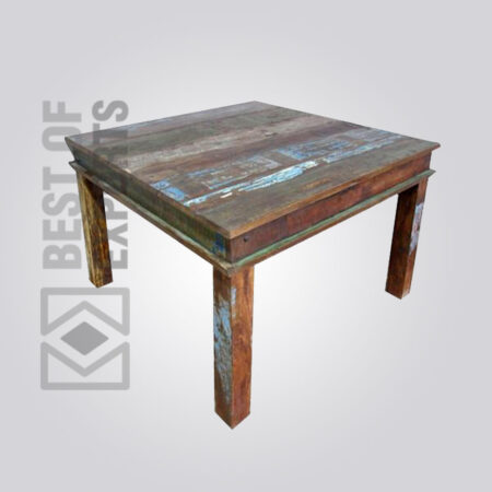 Reclaimed Wood Square Dining Table