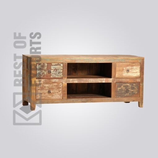 Reclaimed Wood Media Console - 7