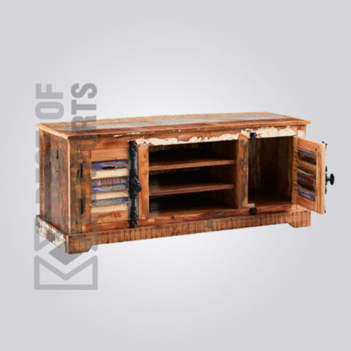 Reclaimed Wood Media Console - 8