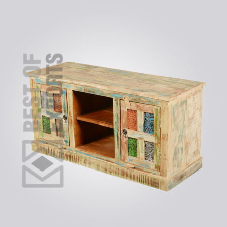 Reclaimed Wood Tv Stand - 4