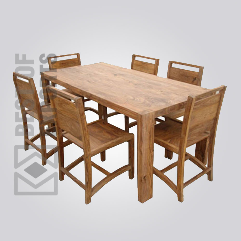 Solid Wood Dining Table - Best of Exports