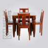 Solid Wood Dining Table With 6 Chair
