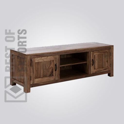 Solid Wood Media Console - 4