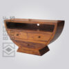 Solid Wood Media Console - 5