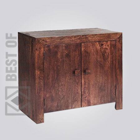 Solid Wooden Sheesham Sideboard with two doors