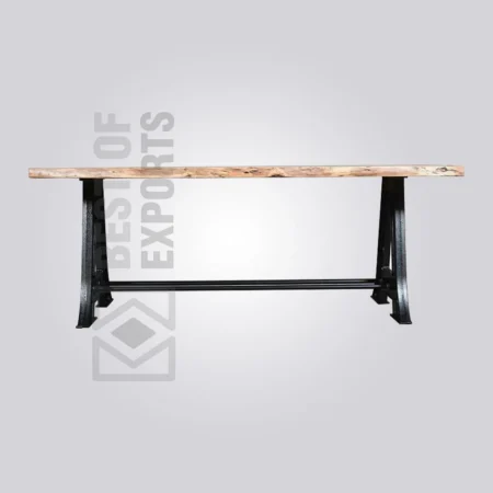 Maeve Live Edge Industrial Table