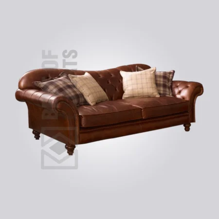 Victorian Leather Sofa