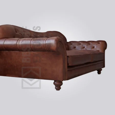 Victorian Leather Sofa