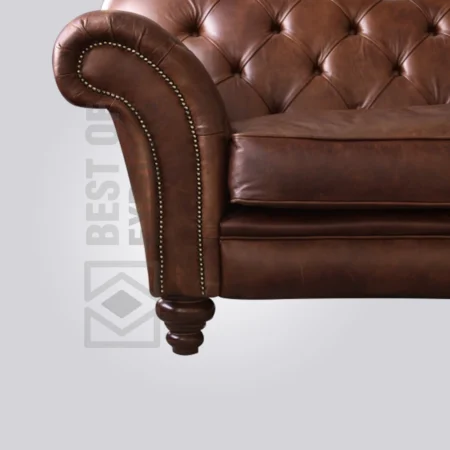 Victorian Leather Sofa