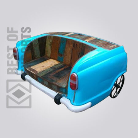 Ambassador Car Industrial Wooden Sofa Back