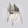 Aero Hairpin Metal Upholstery Chair
