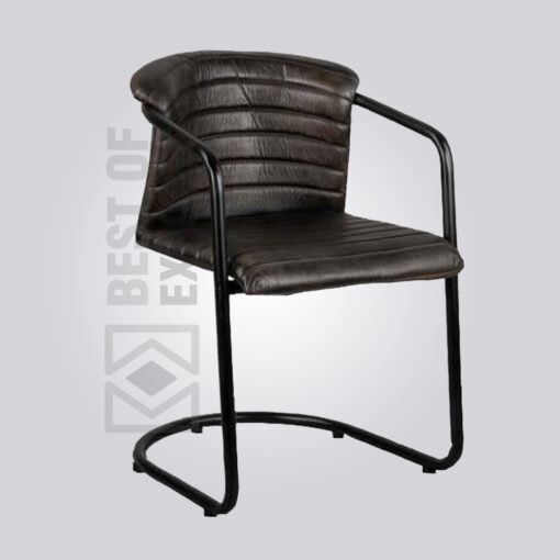 Leather Industrial Office Chair