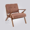 Low Height Wooden Upholstery Chair