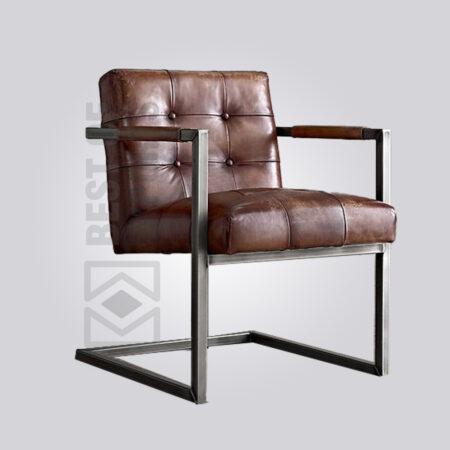 Metal Chesterfield Office Chair