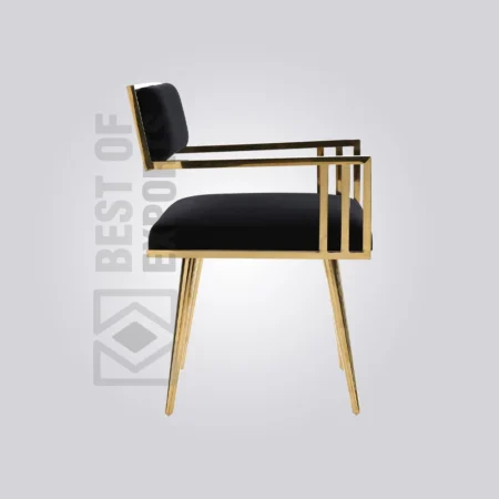 Midnight Metal Dining Chair