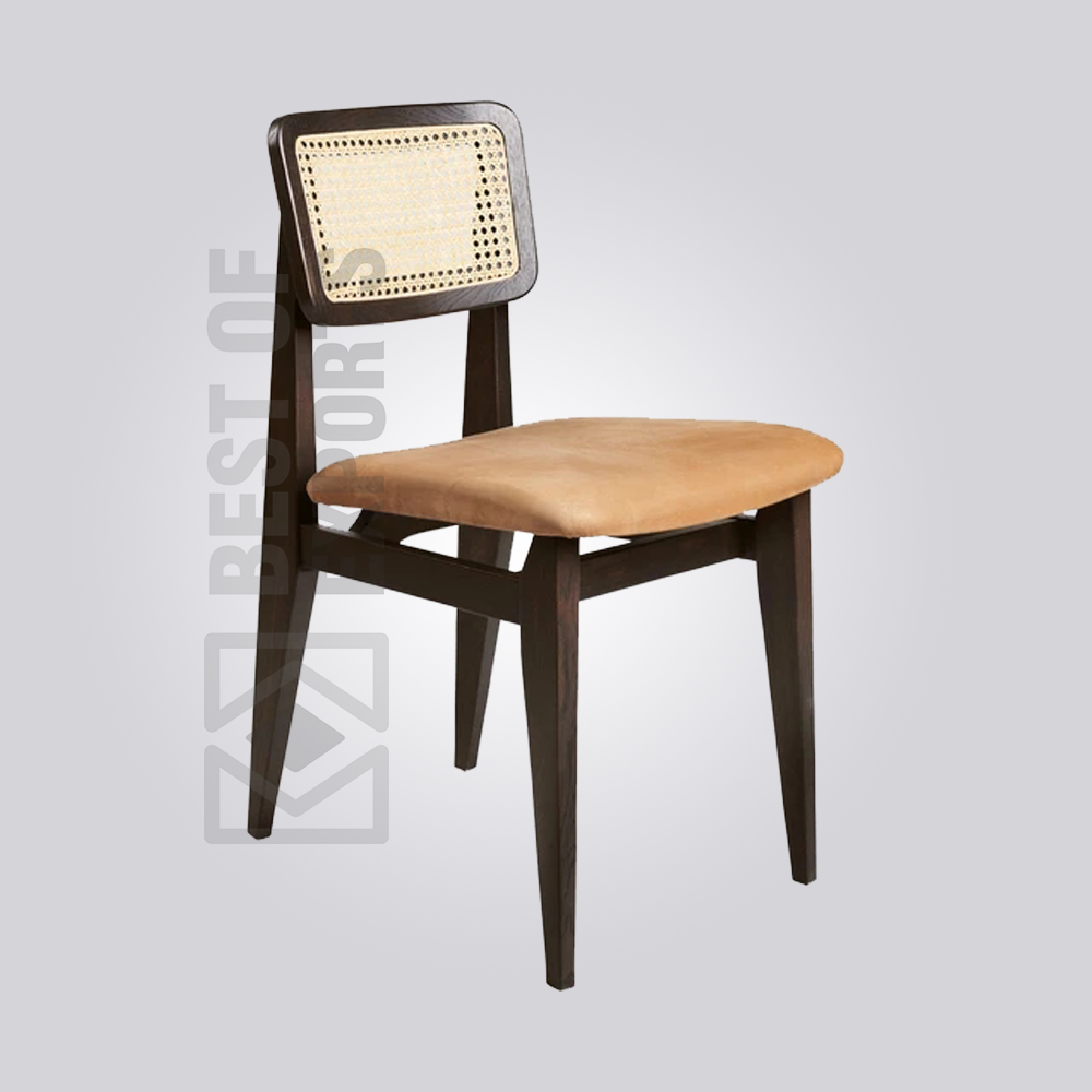 Modern Wooden Cane Dining Chair - Best of Exports
