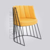 Outdoor Metal Chair Removable Cushion